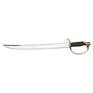 Champagne sabre "Cutlass" in wooden box with standard - Sabreersabel.nl